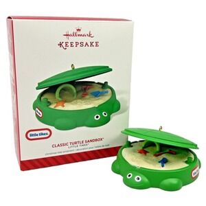 Hallmark CLASSIC TURTLE SANDBOX Keepsake Ornament Little Tikes 2014 with Box